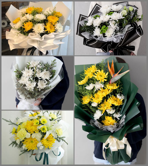 广东潮州市潮安区东凤镇黄厝尾村白事花束代送